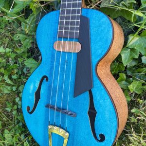 ukulele tenor jazz bleu