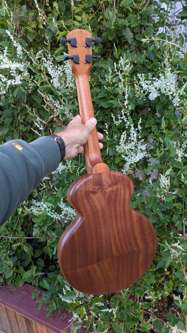 ukulele tenor semi monoxyle korina épicéa torréfié – Image 4