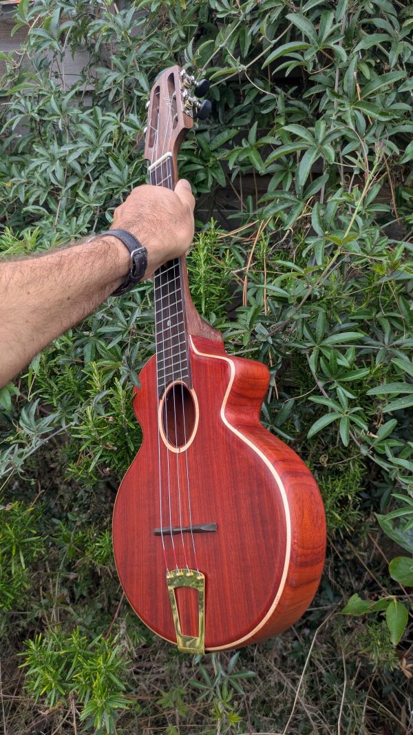 ukulele concert cordes acier monoxyle padouk – Image 10