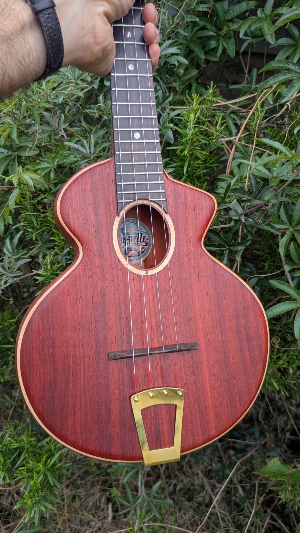 ukulele concert cordes acier monoxyle padouk – Image 9