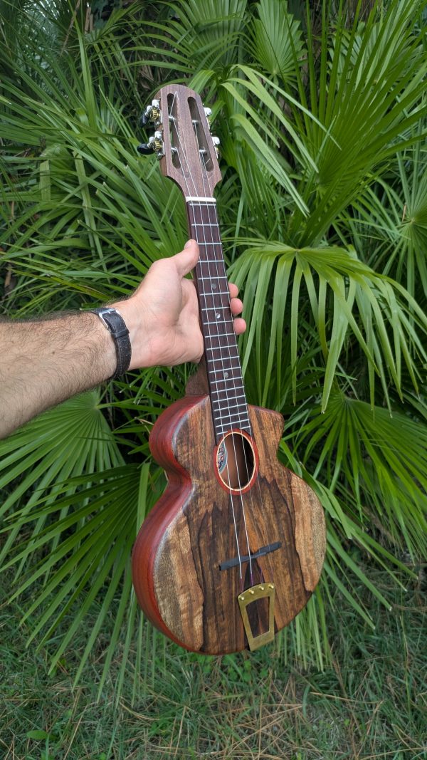 ukulele concert cordes acier monoxyle manguier et padouk – Image 4