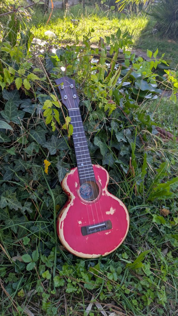 ukulele soprano épicéa délavé flotté – Image 7