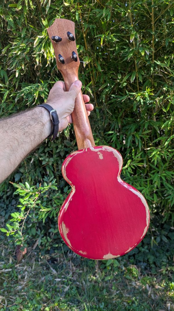 ukulele soprano épicéa délavé flotté – Image 5