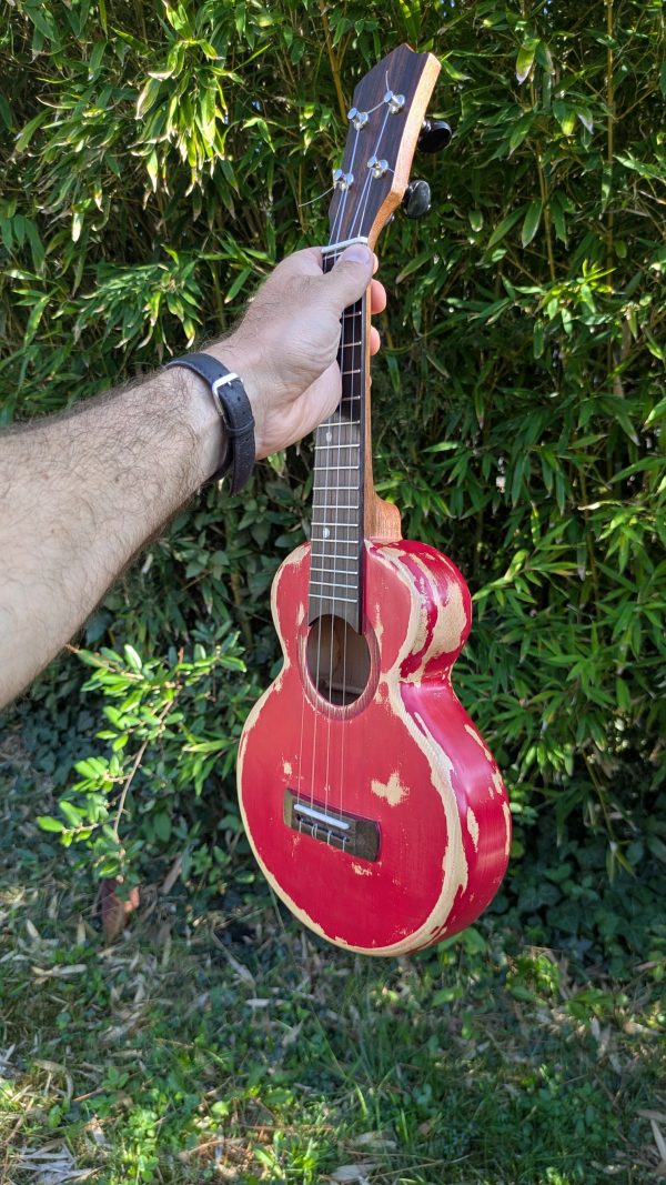 ukulele soprano épicéa délavé flotté – Image 2