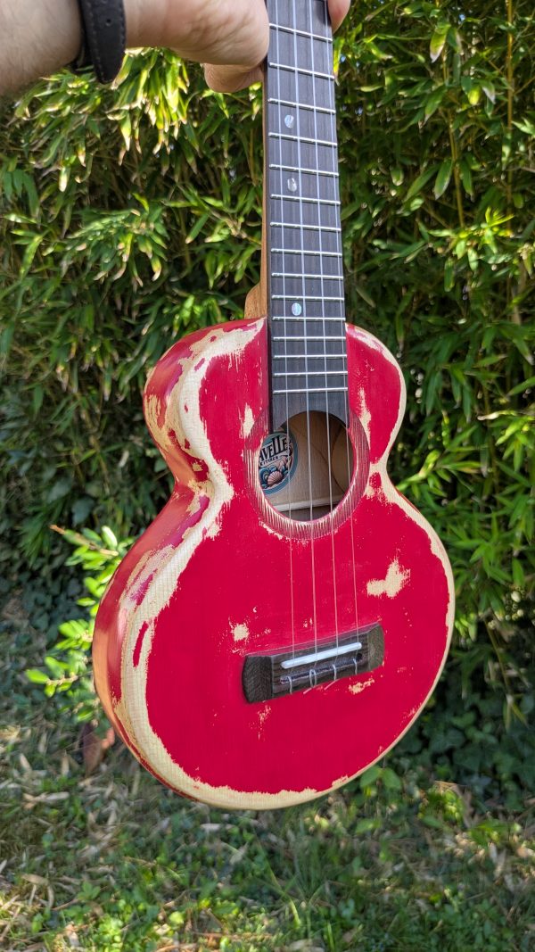 ukulele soprano épicéa délavé flotté – Image 8