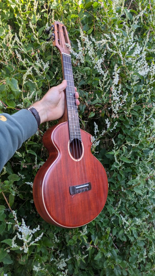 ukulele tenor padouk monoxyle custom – Image 2