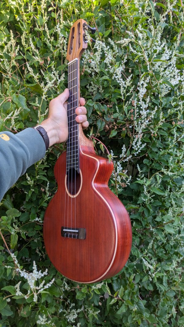 ukulele tenor padouk monoxyle custom – Image 9
