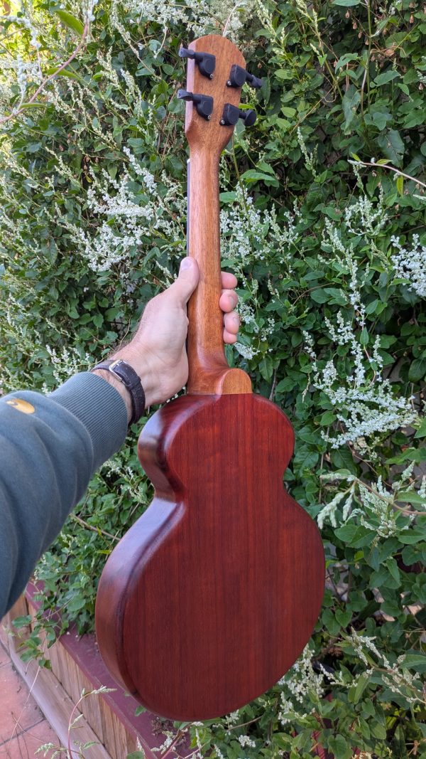 ukulele tenor monoxyle épicéa torréfié padouk – Image 5