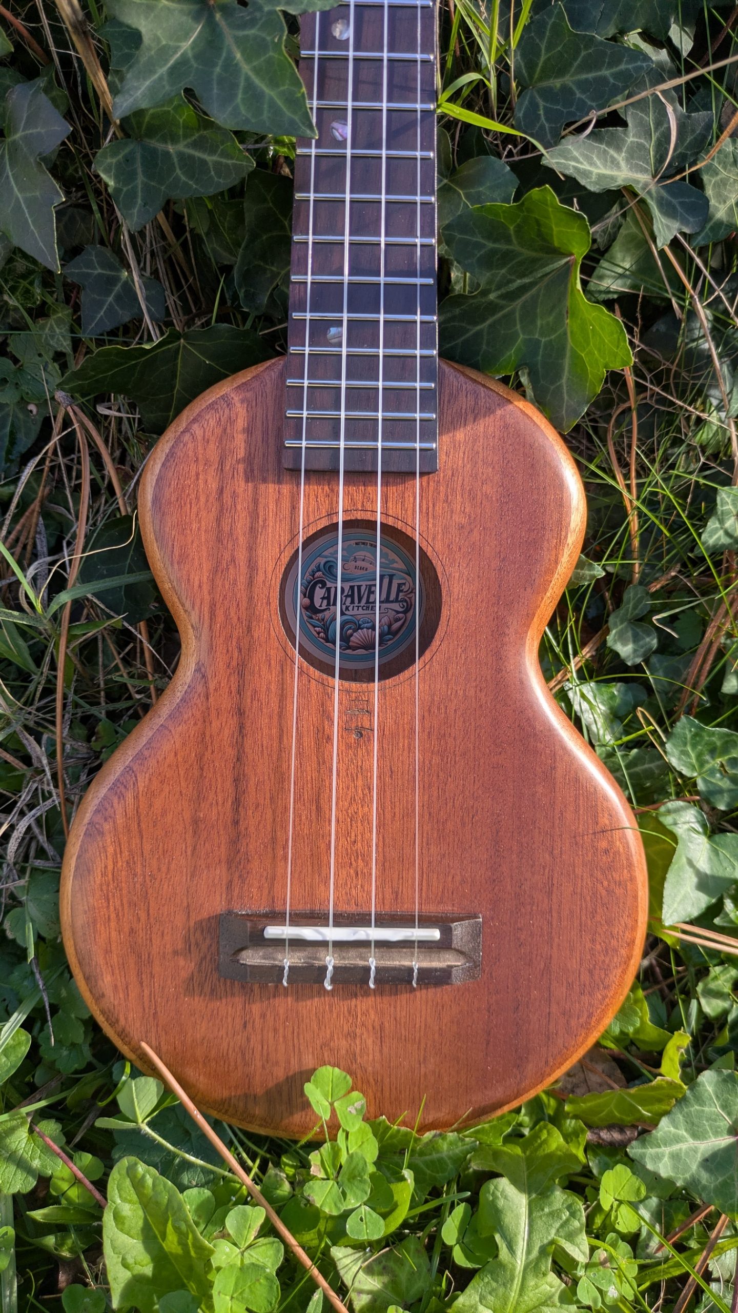 ukulele soprano grillon tout acajou – Image 4