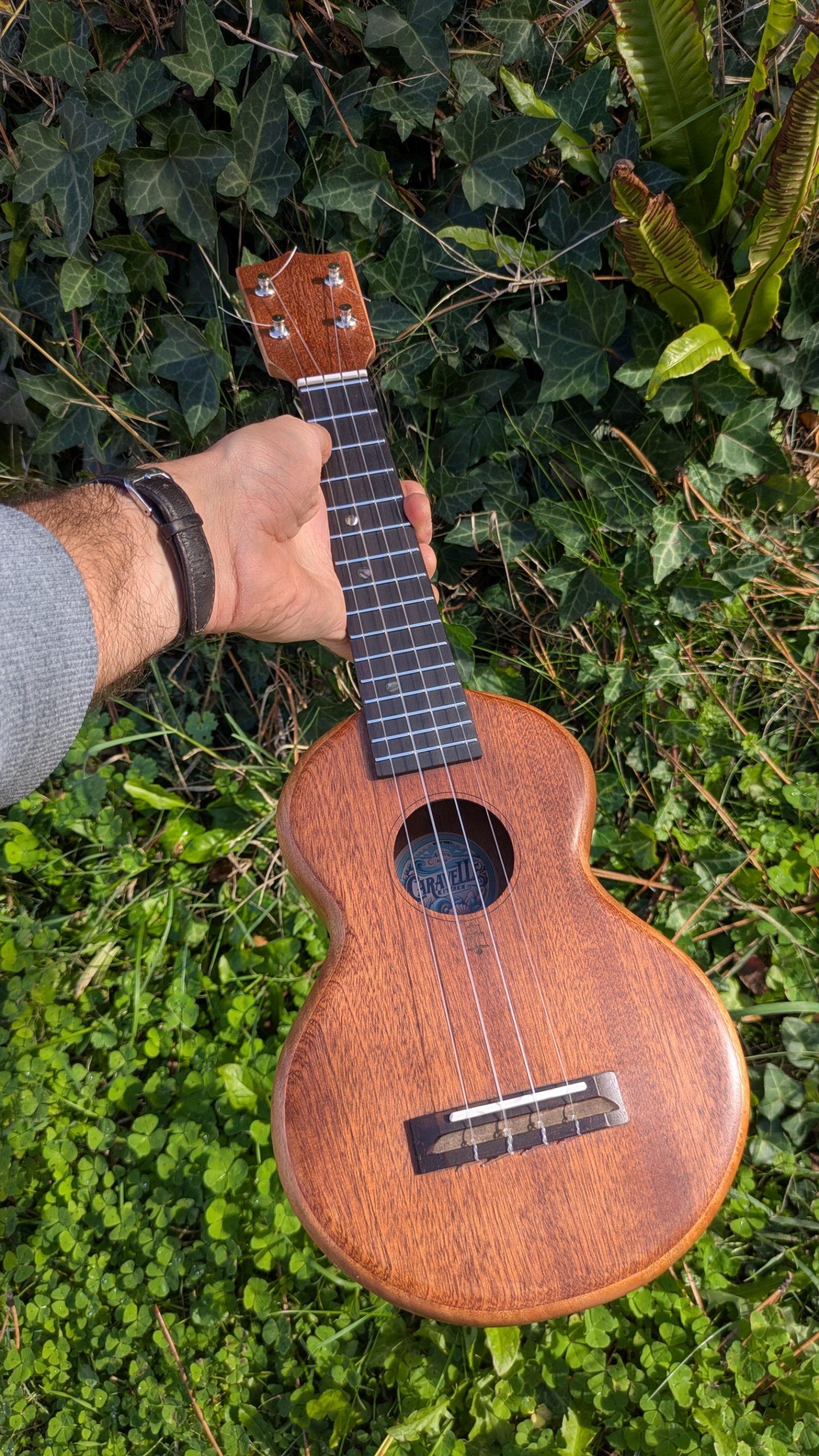 ukulele soprano grillon tout acajou – Image 3