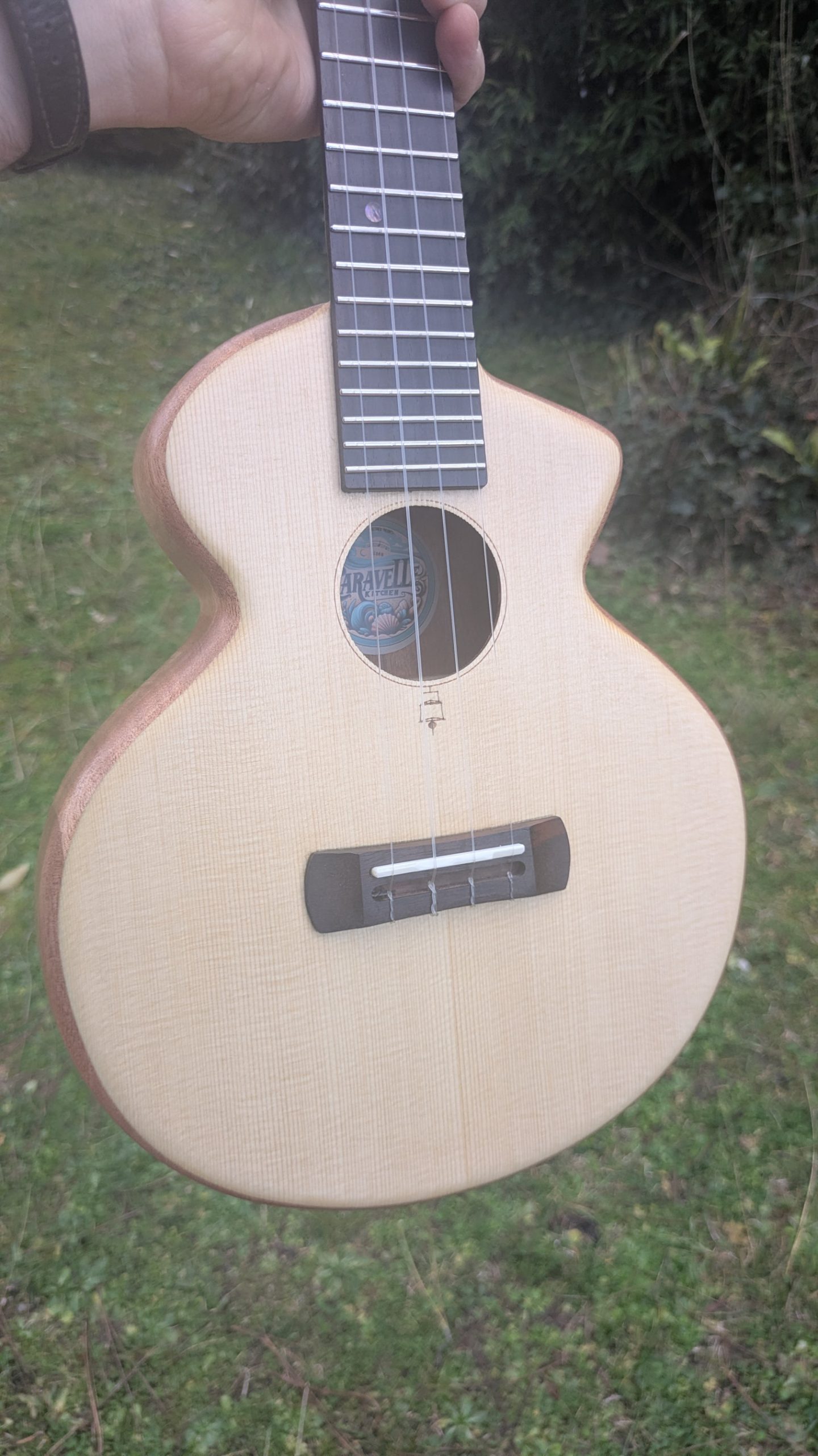 ukulele concert semi monoxyle épicéa – Image 3