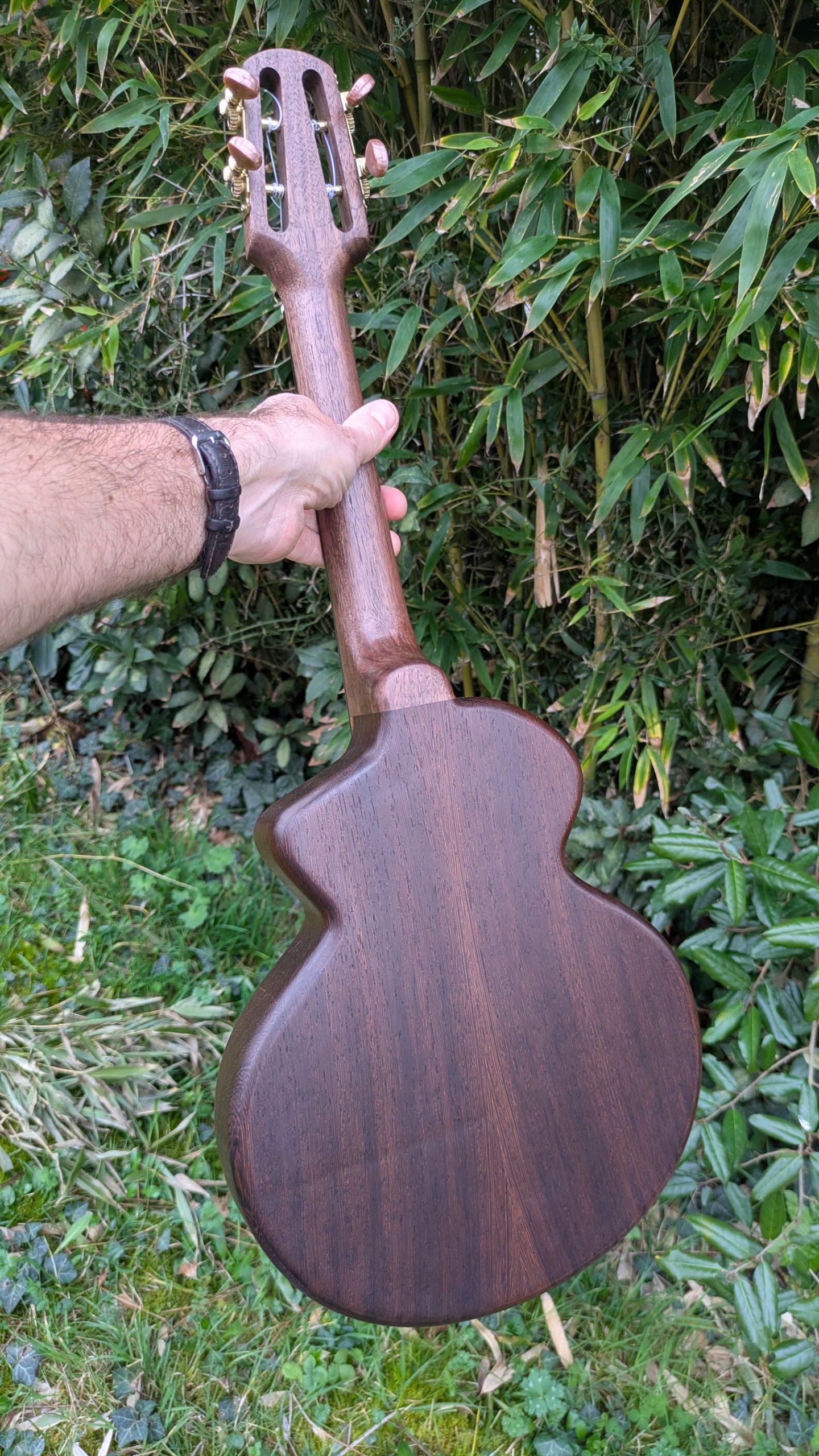 ukulele ténor monoxyle custom épicéa torréfié wengé – Image 3